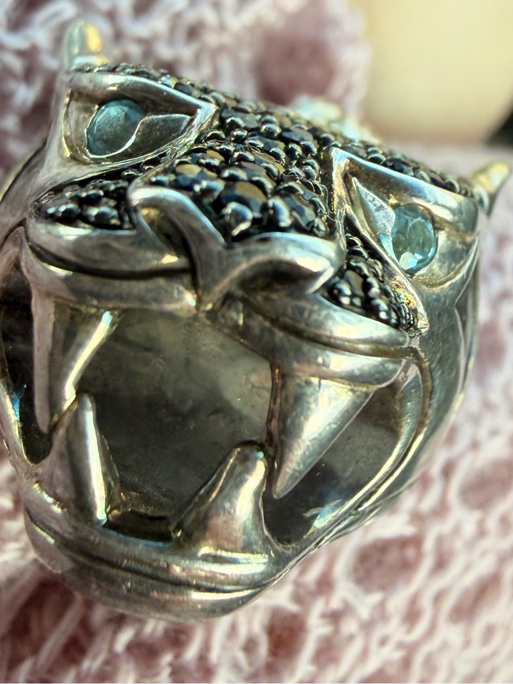 John Hardy Black Panther Pendant Necklace - Picture 9 of 15